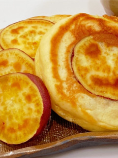 ほっこり♡ さつまいものほっとけーき♪-レシピのメイン写真