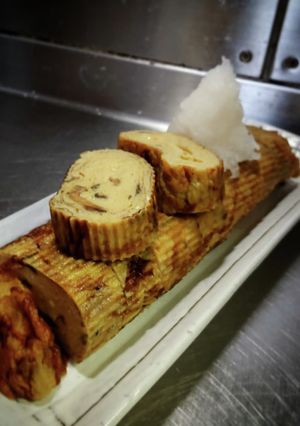 ポルチーニ出汁巻きヽ❨(@≧↺≦@)❩ノ-レシピのメイン写真
