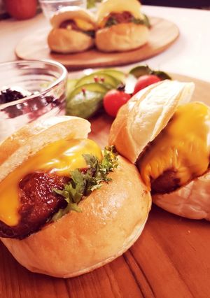 バターロール ハンバーガー-レシピのメイン写真