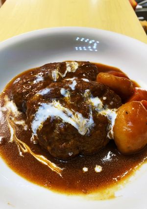 デミグラ煮込みハンバーグ-レシピのメイン写真