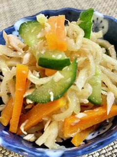 給食の味☆切り干し大根とツナの和え物-レシピのメイン写真