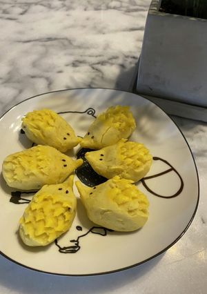 簡単ざっくりハリネズミスイートポテト-レシピのメイン写真