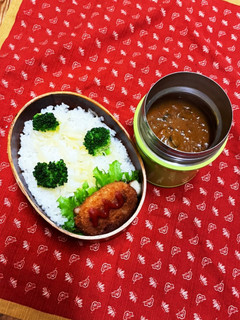 ポークカレー弁当-レシピのメイン写真