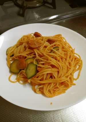 ナポリタンスパゲティ-レシピのメイン写真