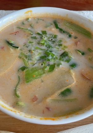 坦々麺風スープ-レシピのメイン写真