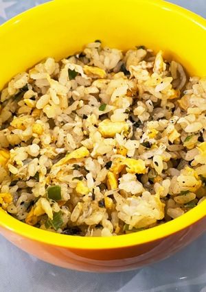 お茶漬けの素で簡単梅しらすチャーハン-レシピのメイン写真