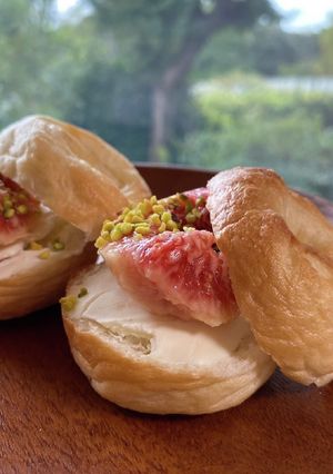 クリームチーズとイチジクのベーグルサンド-レシピのメイン写真