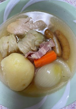 冷蔵庫と冷凍庫からチョイスの#簡単スープ-レシピのメイン写真