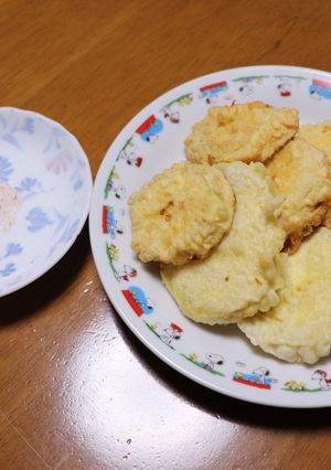 塩でいただくいも天-レシピのメイン写真