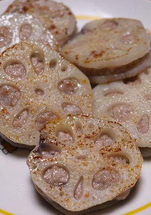 レンコンの挟み焼き-レシピのメイン写真