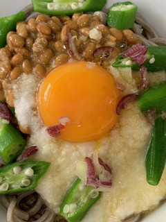 ねばねば納豆蕎麦-レシピのメイン写真