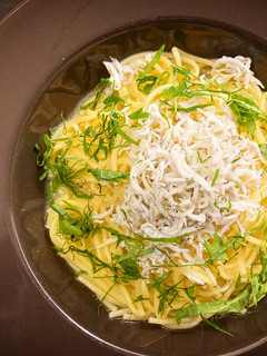 プロ直伝!レンチンしらすと大葉のパスタ-レシピのメイン写真