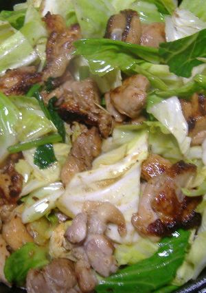 ♪　～自己流　鶏ちゃん焼～　♪野菜が美味-レシピのメイン写真
