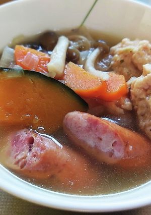 エビバジルのつみれ入りポトフ-レシピのメイン写真