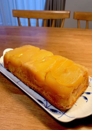蜂蜜で作るタルトタタン風パウンドケーキ-レシピのメイン写真