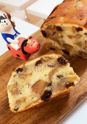 いちじくクルミとナッツのバターケーキ-レシピのメイン写真