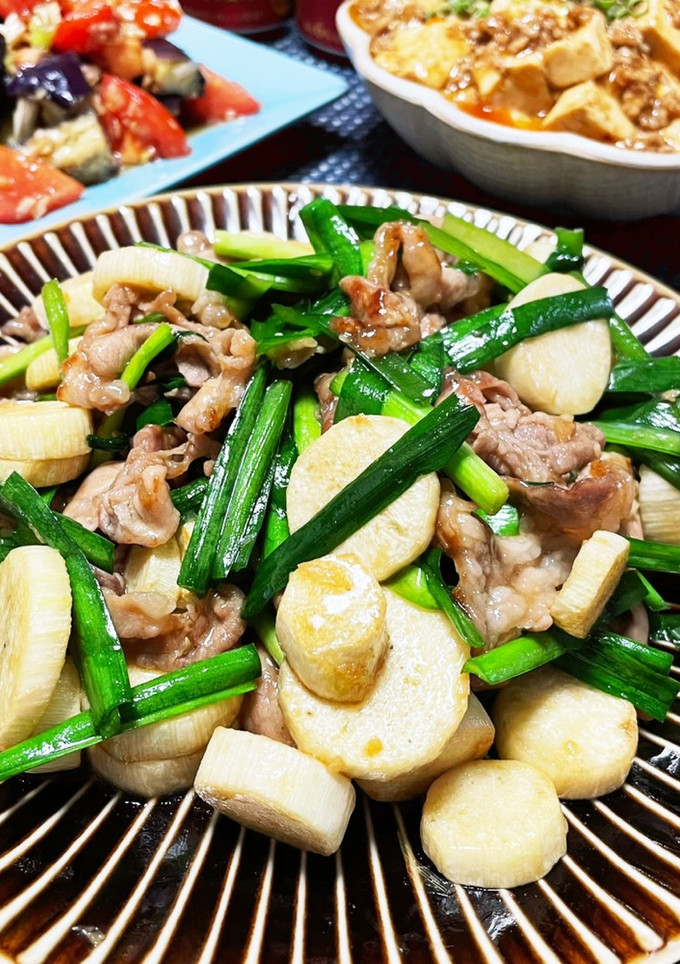 豚肉とマコモタケのオイスター炒め♪-レシピのメイン写真