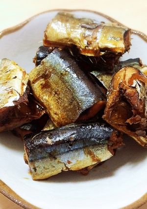 簡単おかず:秋刀魚の味噌煮-レシピのメイン写真
