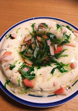 簡単!卵豆腐の蟹だしあんかけ-レシピのメイン写真