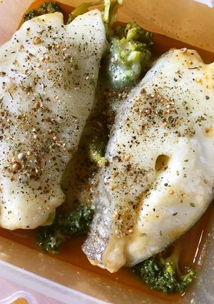 レンジ系白身魚チーズ煮-レシピのメイン写真