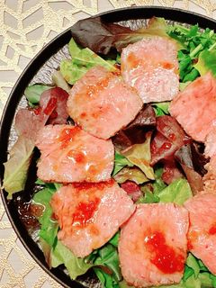 お家で簡単!タレ付き手作りローストビーフ-レシピのメイン写真