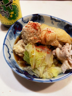 ゆかりのイブクロ 鶏団子がメインのお鍋-レシピのメイン写真