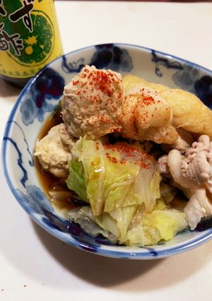 ゆかりのイブクロ 鶏団子がメインのお鍋-レシピのメイン写真
