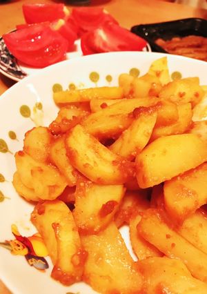 簡単!じゃがいものカレー炒め-レシピのメイン写真