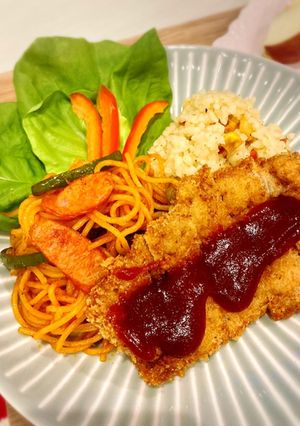手作りソースが美味しい♪トルコライス♡-レシピのメイン写真