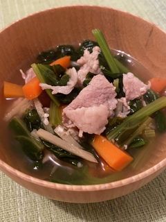 生姜と塩麹の具沢山スープ-レシピのメイン写真