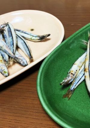 きびなご2種焼　ガリバタ　ガリマキシマム-レシピのメイン写真