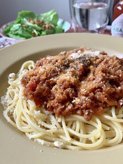 ミートソースパスタ-レシピのメイン写真