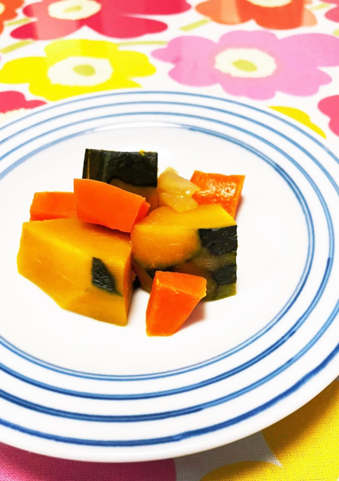 レンジで簡単！かぼちゃの煮物-レシピのメイン写真
