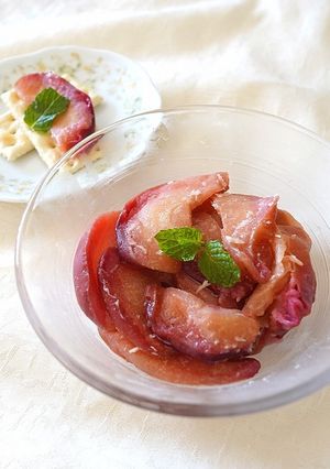 洋酒香る♪簡単焼きリンゴ風リンゴソテー-レシピのメイン写真