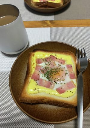 トースターだけ!たまごマヨチーズトースト-レシピのメイン写真