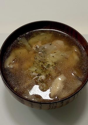 ダイエットに効果大の簡単コンソメスープ-レシピのメイン写真
