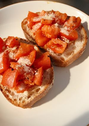 爽やかな甘さトマトースト-レシピのメイン写真