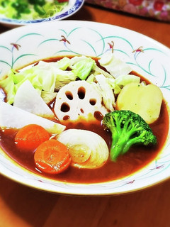 レンジで簡単!手抜きスープカレー-レシピのメイン写真