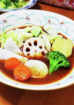 レンジで簡単！手抜きスープカレー-レシピのメイン写真