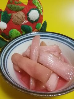 ずいきの酢漬け-レシピのメイン写真