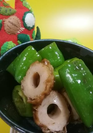 甘長とうがらしとちくわの煮浸し-レシピのメイン写真