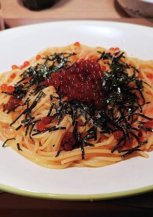 明太子パスタ(いくらはお好みで！)-レシピのメイン写真