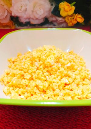レンジで簡単塩麹でふんわり炒り卵-レシピのメイン写真
