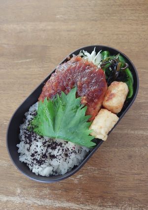 JK☆和風おろしハンバーグ弁当♪-レシピのメイン写真