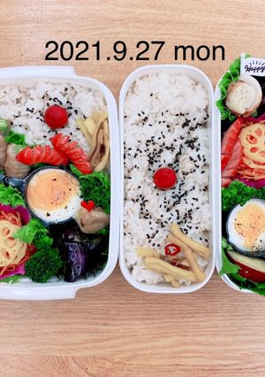 2パターンお弁当★003-レシピのメイン写真