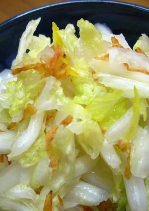 柚子でおいしく　白菜とえびの即席漬け-レシピのメイン写真
