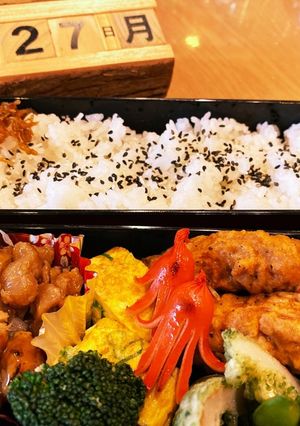 2021.9/27 中学生男子お弁当-レシピのメイン写真