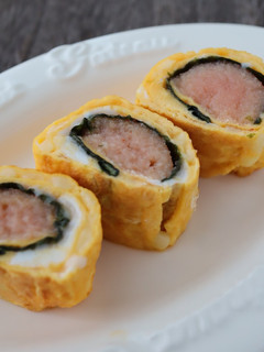 明太のりチーズの玉子焼き-レシピのメイン写真