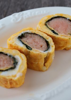 明太のりチーズの玉子焼き-レシピのメイン写真