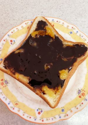 マーマレード&チョコソースのトースト♡-レシピのメイン写真
